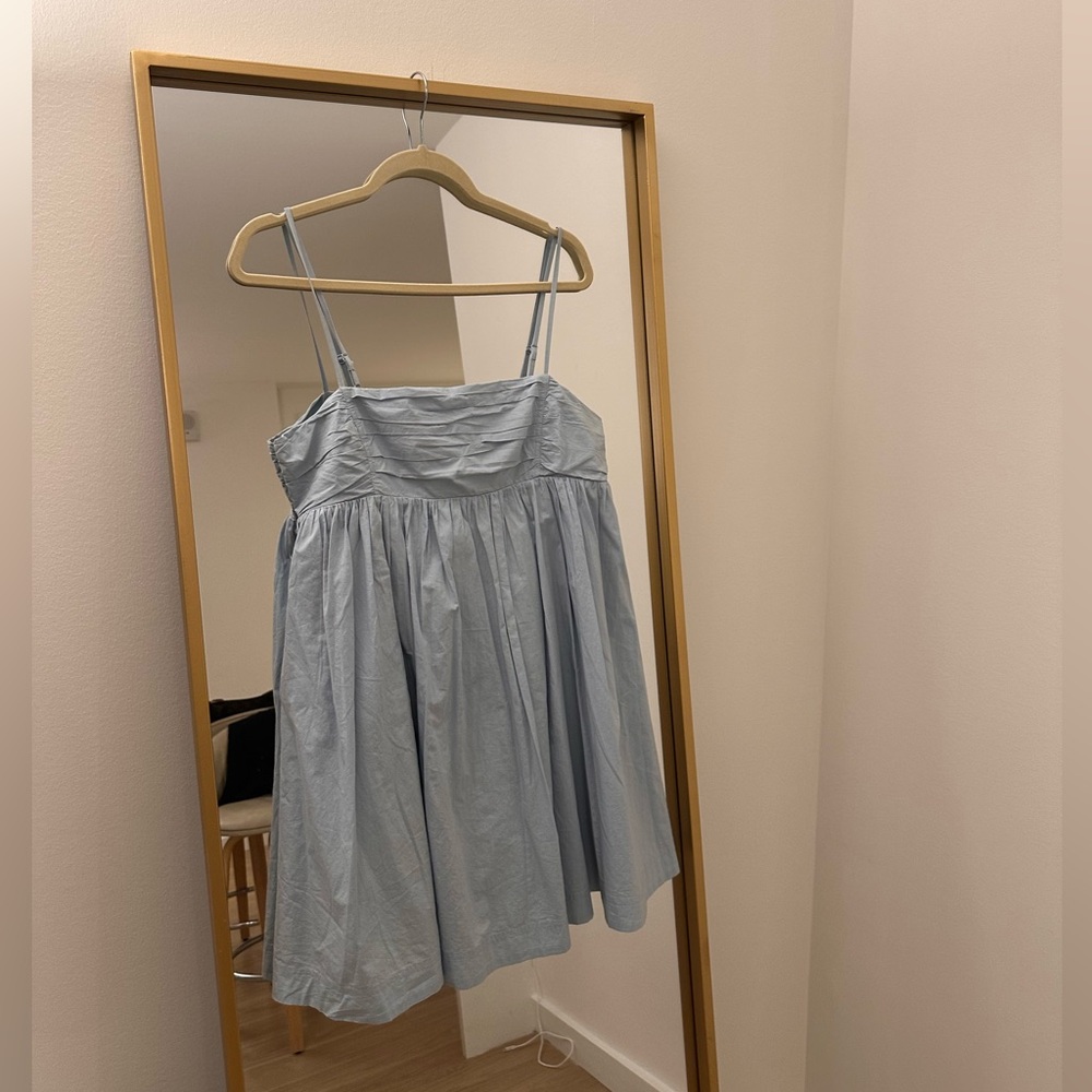 Aritzia Sunday Best blue dress in medium